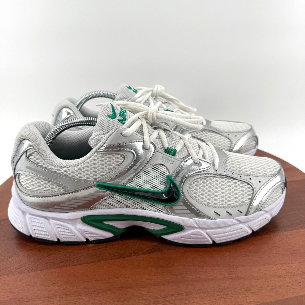 Nike V5 RNR Sneakers White Malachite Green Silver HJ5228-100 Y2K Retro Men 10.5